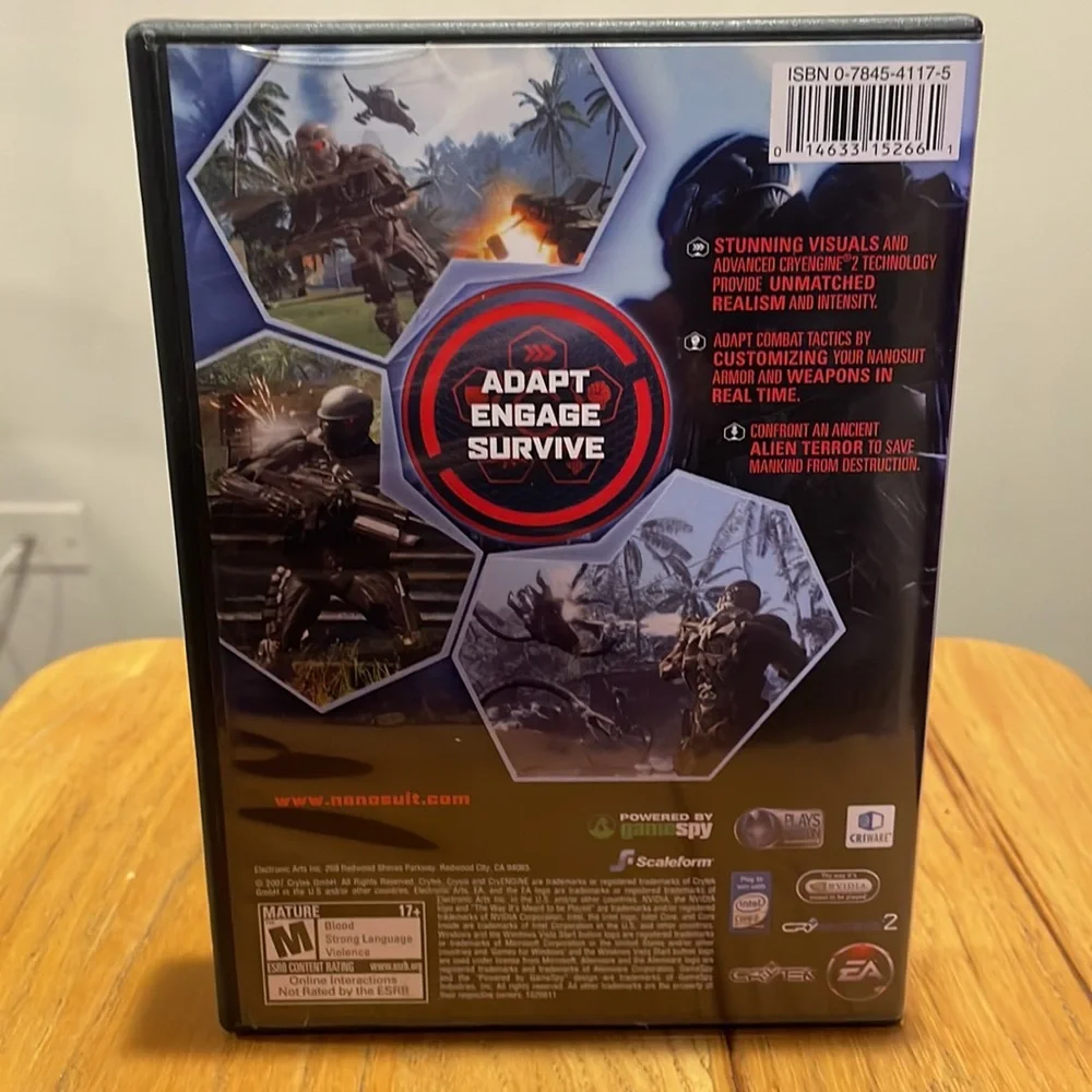 MicroSoft PC DVD Crysis Game GUC